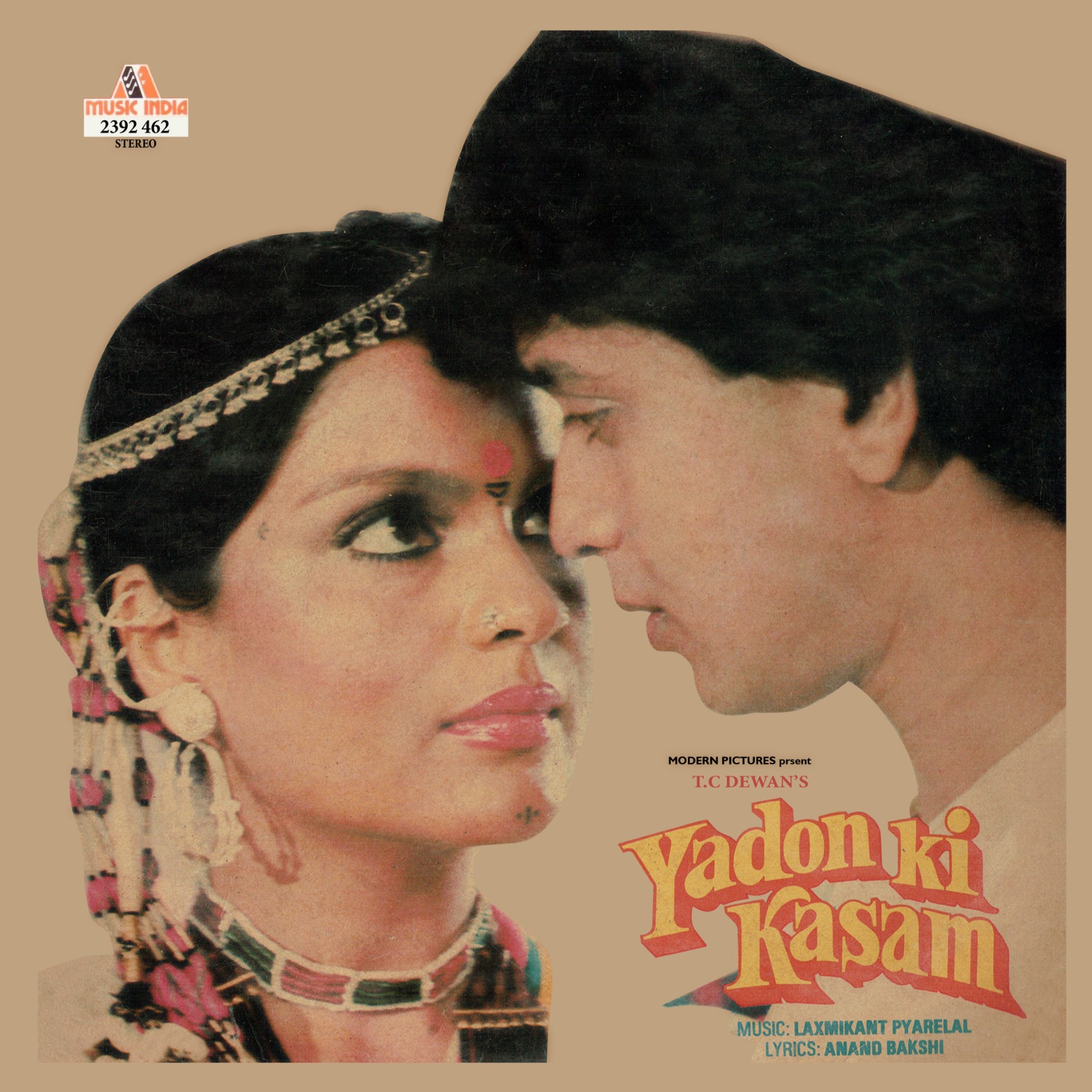 Yadon Ki Kasam - 2392 462 - (Condition 90-95%) - Cover Reprinted - LP Bollywood Vinyl Record Yadon Ki Kasam - 2392 462 - (Condition 90-95%) - Cover Reprinted - LP Bollywood Vinyl Record