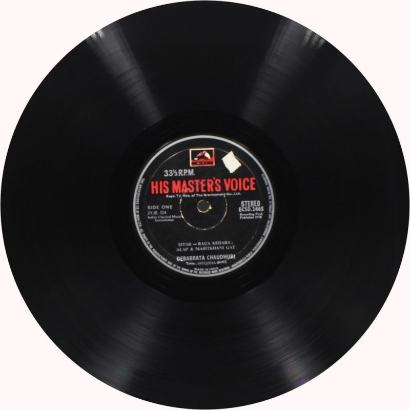 Debu Chaudhuri - ECSD 2465 - (Condition - 85-90%) – HMV Black Label - Indian Classical Instrumental LP Vinyl Record Debu Chaudhuri - ECSD 2465 - (Condition - 85-90%) – HMV Black Label - Indian Classical Instrumental LP Vinyl Record