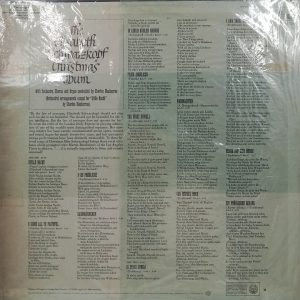 The Elisabeth Schwarzkopf Christmas Album – S 36750 – English LP Vinyl Record