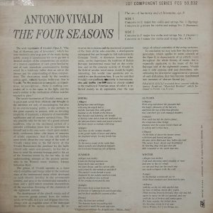 Antonio Vivaldi – The Four Seasons - FCS 50 032 - (90-95%) - Western Classical LP Vinyl Record
