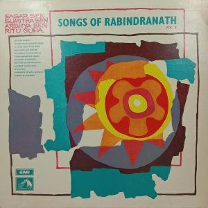 Songs Of Rabindranath – ECLP 2492 – HMV Black Label – Bangali LP Vinyl Record