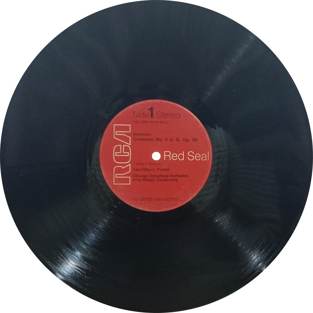 Van Cliburn & Fritz Reiner - Beethoven Concerto No. 4 - LSC-2680 - Western Classical LP Vinyl Record Van Cliburn & Fritz Reiner - Beethoven Concerto No. 4 - LSC-2680 - Western Classical LP Vinyl Record