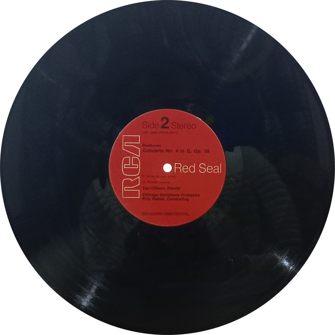 Van Cliburn & Fritz Reiner - Beethoven Concerto No. 4 - LSC-2680 - Western Classical LP Vinyl Record Van Cliburn & Fritz Reiner - Beethoven Concerto No. 4 - LSC-2680 - Western Classical LP Vinyl Record