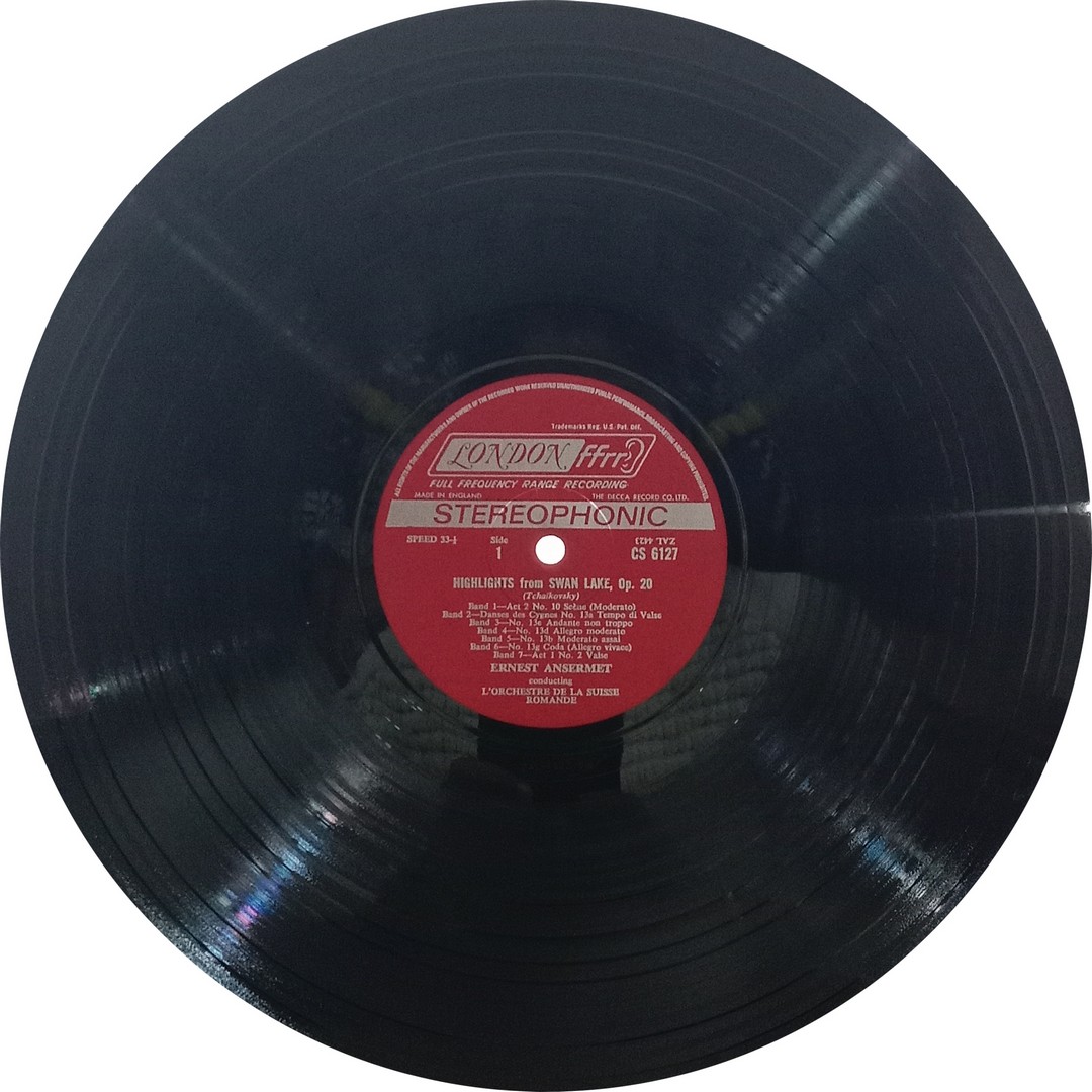 Tchaikovsky - Swan Lake Ballet Highlights - CS 6127 - (90-95%) - Western Classical LP Vinyl Record Tchaikovsky - Swan Lake Ballet Highlights - CS 6127 - (90-95%) - Western Classical LP Vinyl Record