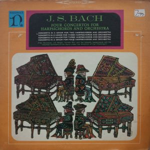 J. S. Bach – Four Concertos For Harpsichords And Orchestra - H 71019 – Western Classical LP Vinyl Record