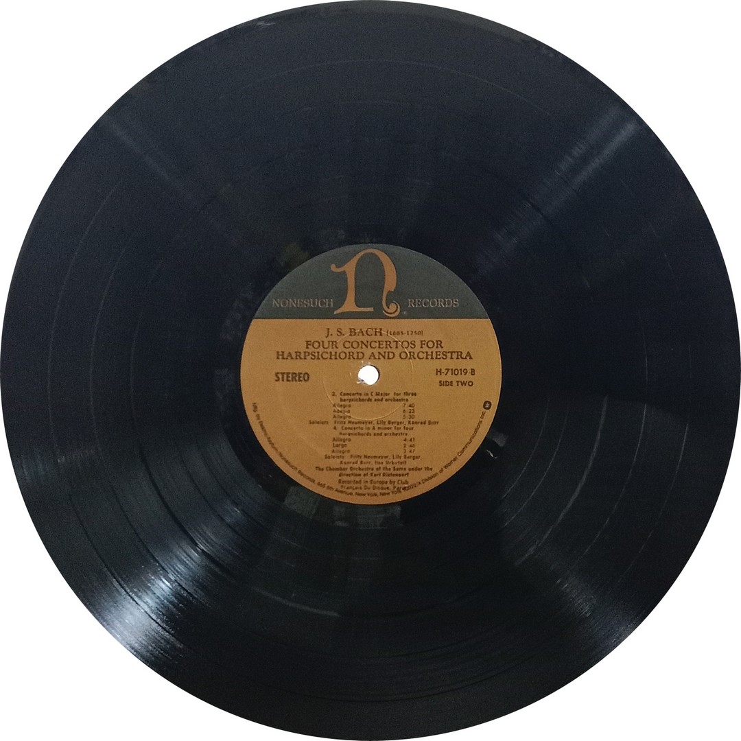 J. S. Bach – Four Concertos For Harpsichords And Orchestra - H 71019 – Western Classical LP Vinyl Record J. S. Bach – Four Concertos For Harpsichords And Orchestra - H 71019 – Western Classical LP Vinyl Record