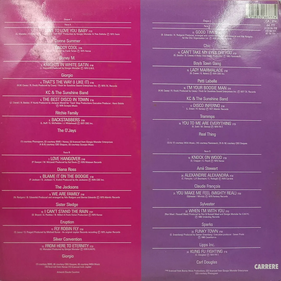 Le Top De La Disco - 66 777 - (90-95%) - 2LP SET - English LP Vinyl Record Le Top De La Disco - 66 777 - (90-95%) - 2LP SET - English LP Vinyl Record