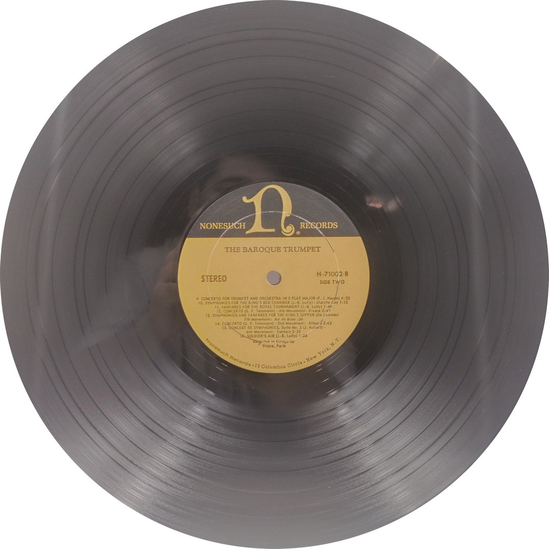 The Baroque Trumpet – H 71002 - Western Classical LP Vinyl Record The Baroque Trumpet – H 71002 - Western Classical LP Vinyl Record