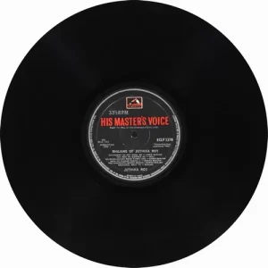 Juthika Roy Bhajan Of - ECLP 2278 - (Condition - 75-80%) – HMV Black Label Devotional LP Vinyl Record
