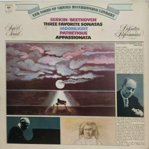 Rudolf Serkin - Beethoven Three Favorite Sonatas - M 31811 - Western Classical LP Vinyl Record
