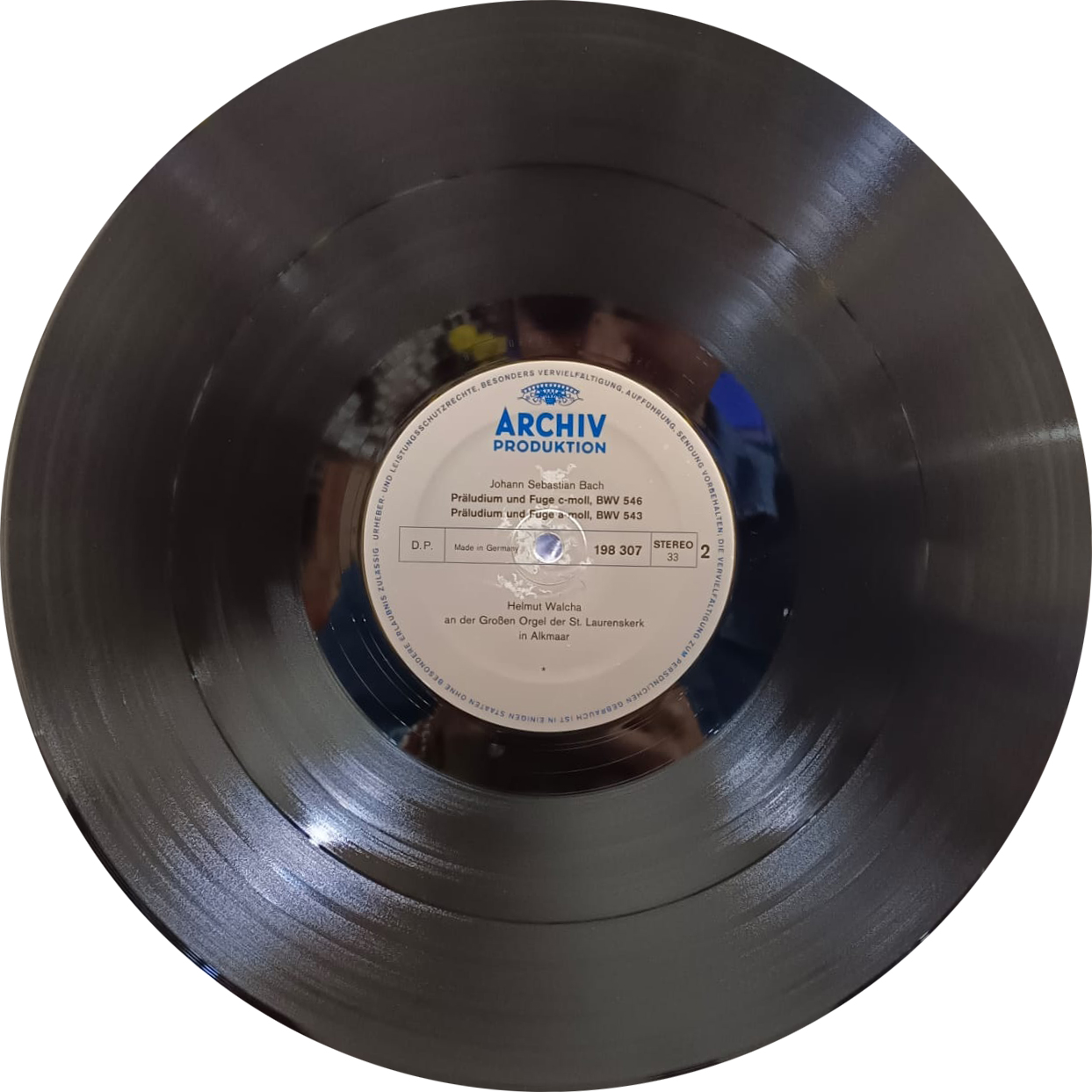 Johann Sebastian Bach – Präludien Und Fugen - 198 307 - Cover 3 Fold - Western Classical LP Vinyl Record Johann Sebastian Bach – Präludien Und Fugen - 198 307 - Cover 3 Fold - Western Classical LP Vinyl Record