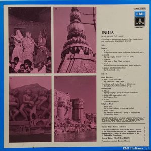 India Musical Atlas - C064 17859 - (Condition 90-95%) - Cover Book Fold - Indian Classical Instrumental LP Vinyl Record