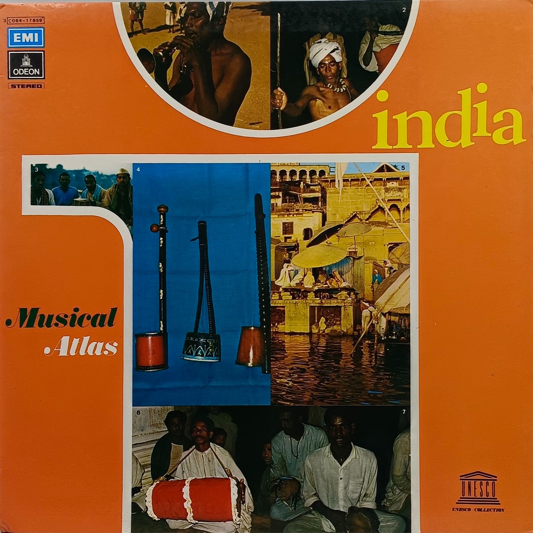India Musical Atlas - C064 17859 - (Condition 90-95%) - Cover Book Fold - Indian Classical Instrumental LP Vinyl Record India Musical Atlas - C064 17859 - (Condition 90-95%) - Cover Book Fold - Indian Classical Instrumental LP Vinyl Record