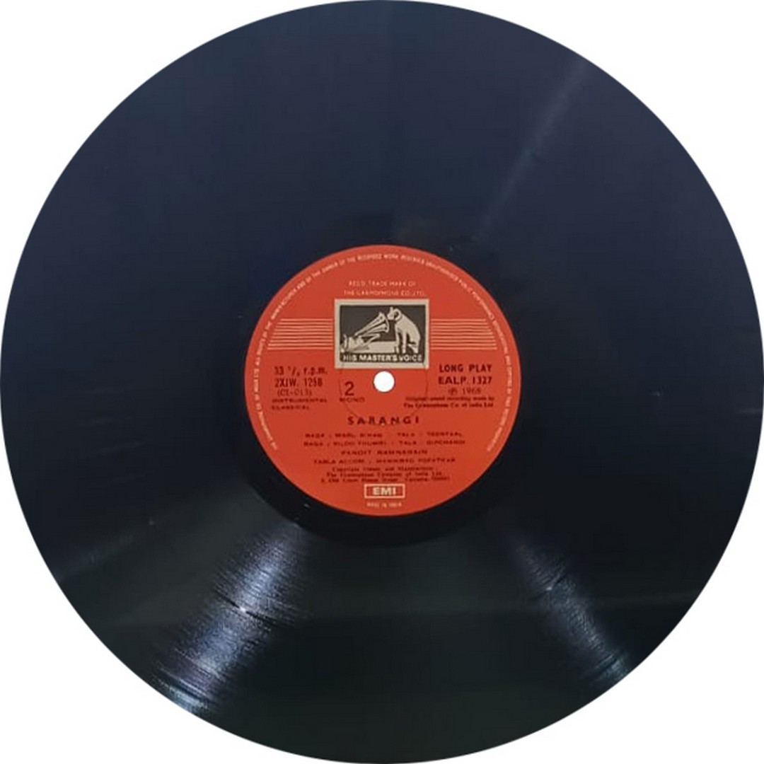 Ramnarain - Sarangi - EALP 1327 - (Condition - 90-95%) - Indian Classical Instrumental LP Vinyl Record Ramnarain - Sarangi - EALP 1327 - (Condition - 90-95%) - Indian Classical Instrumental LP Vinyl Record