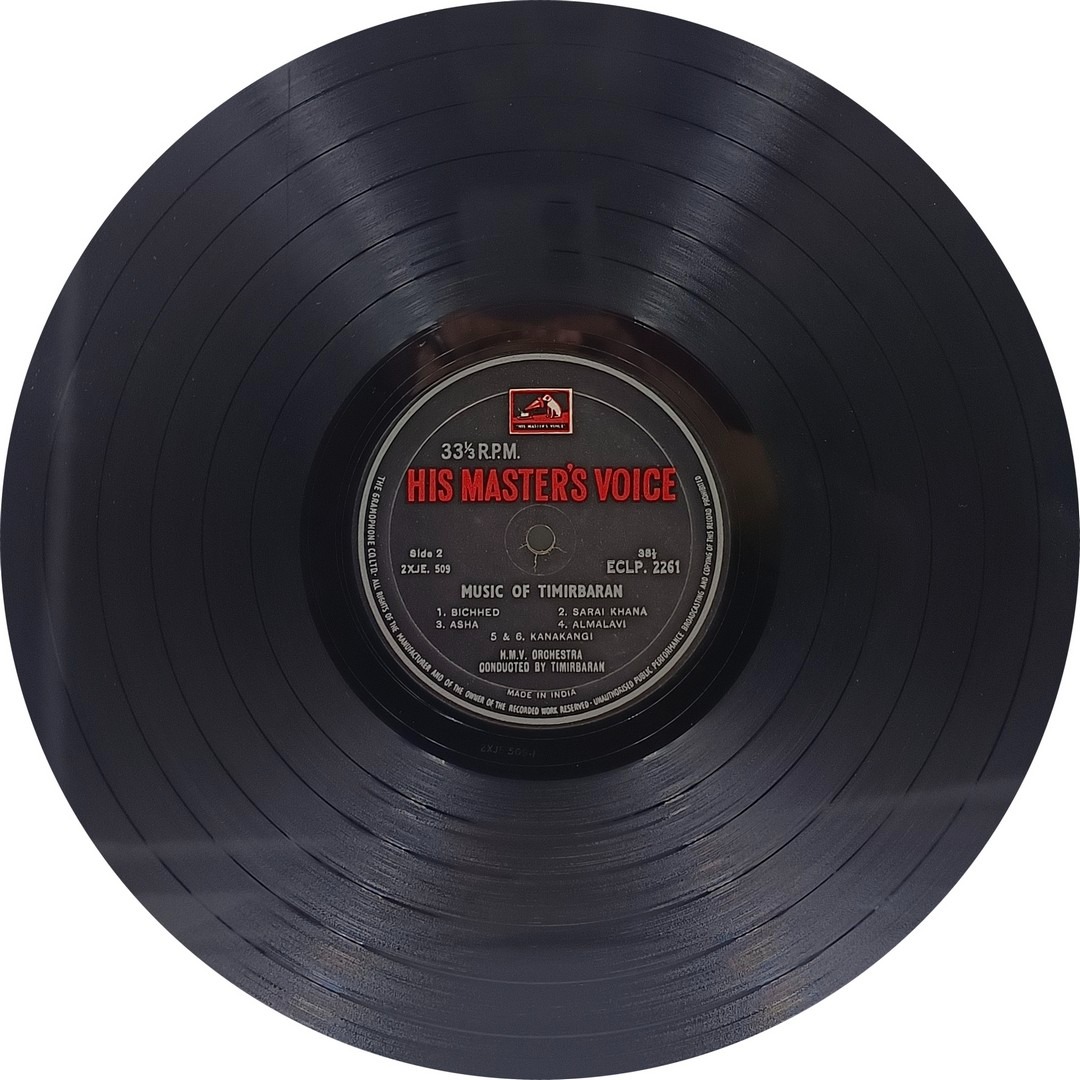 The Music of Timir baran - ECLP 2261 - (Condition 90-95%) – HMV Black Label – Indian Classical Instrument LP Vinyl Record The Music of Timir baran - ECLP 2261 - (Condition 90-95%) – HMV Black Label – Indian Classical Instrument LP Vinyl Record