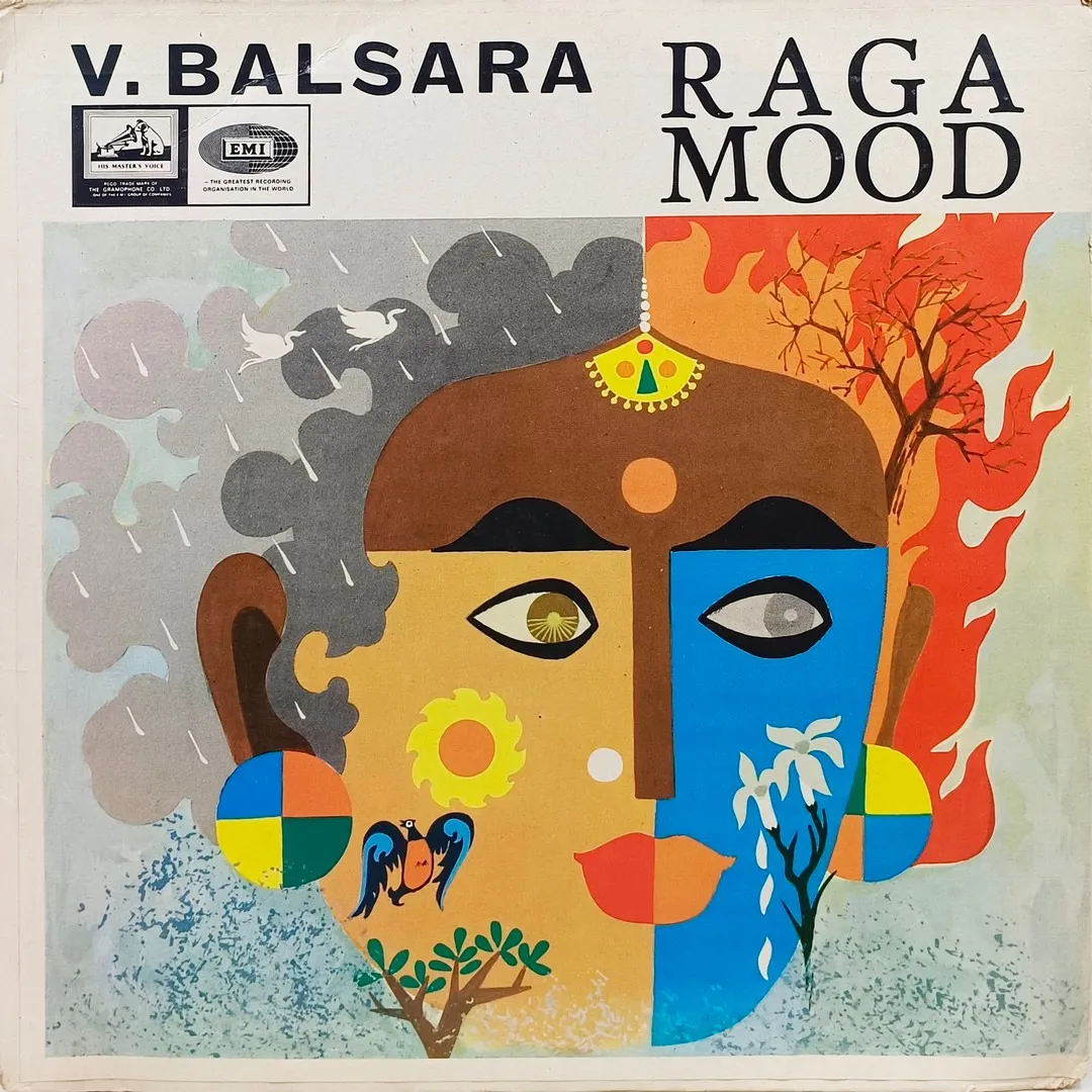 V. Balsara & His Orchestra - Raga Mood - ECLP 2366 - (Condition 90-95%) - HMV Colour Label - Indian Classical Instrument LP Vinyl Record V. Balsara & His Orchestra - Raga Mood - ECLP 2366 - (Condition 90-95%) - HMV Colour Label - Indian Classical Instrument LP Vinyl Record