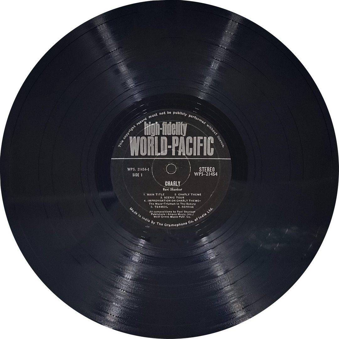 Ravi Shankar - Charly - WPS 21454 - (Condition - 85-90%) - Indian Classical Instrumental LP Vinyl Record Ravi Shankar - Charly - WPS 21454 - (Condition - 85-90%) - Indian Classical Instrumental LP Vinyl Record