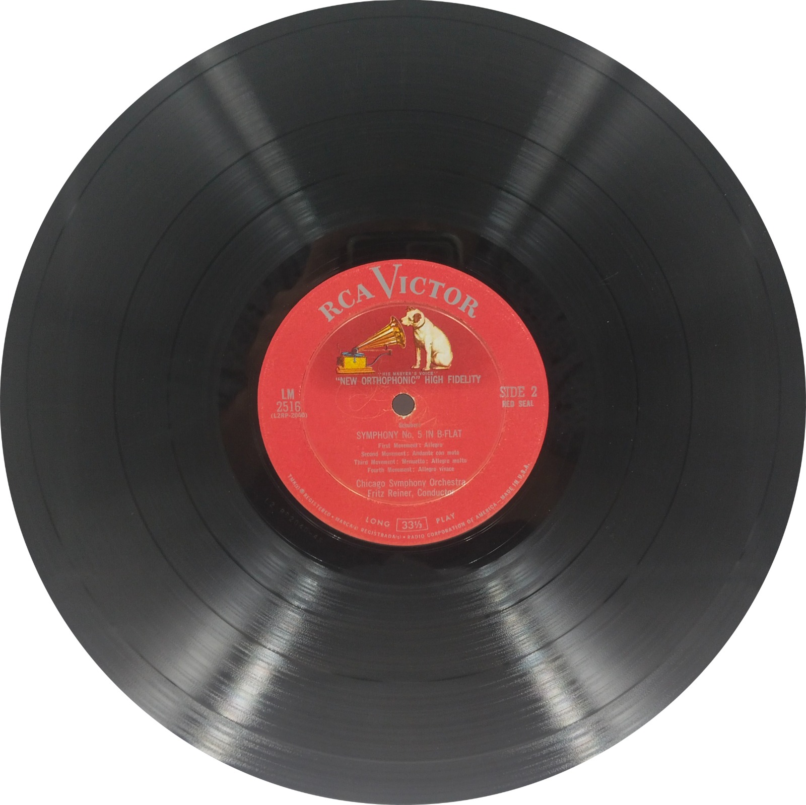 Schubert – Unfinished and Symphony No. 5 - LSC 2516 - (Condition - 90-95%) - HMV Red Label - Western Classical LP Vinyl Record Schubert – Unfinished and Symphony No. 5 - LSC 2516 - (Condition - 90-95%) - HMV Red Label - Western Classical LP Vinyl Record