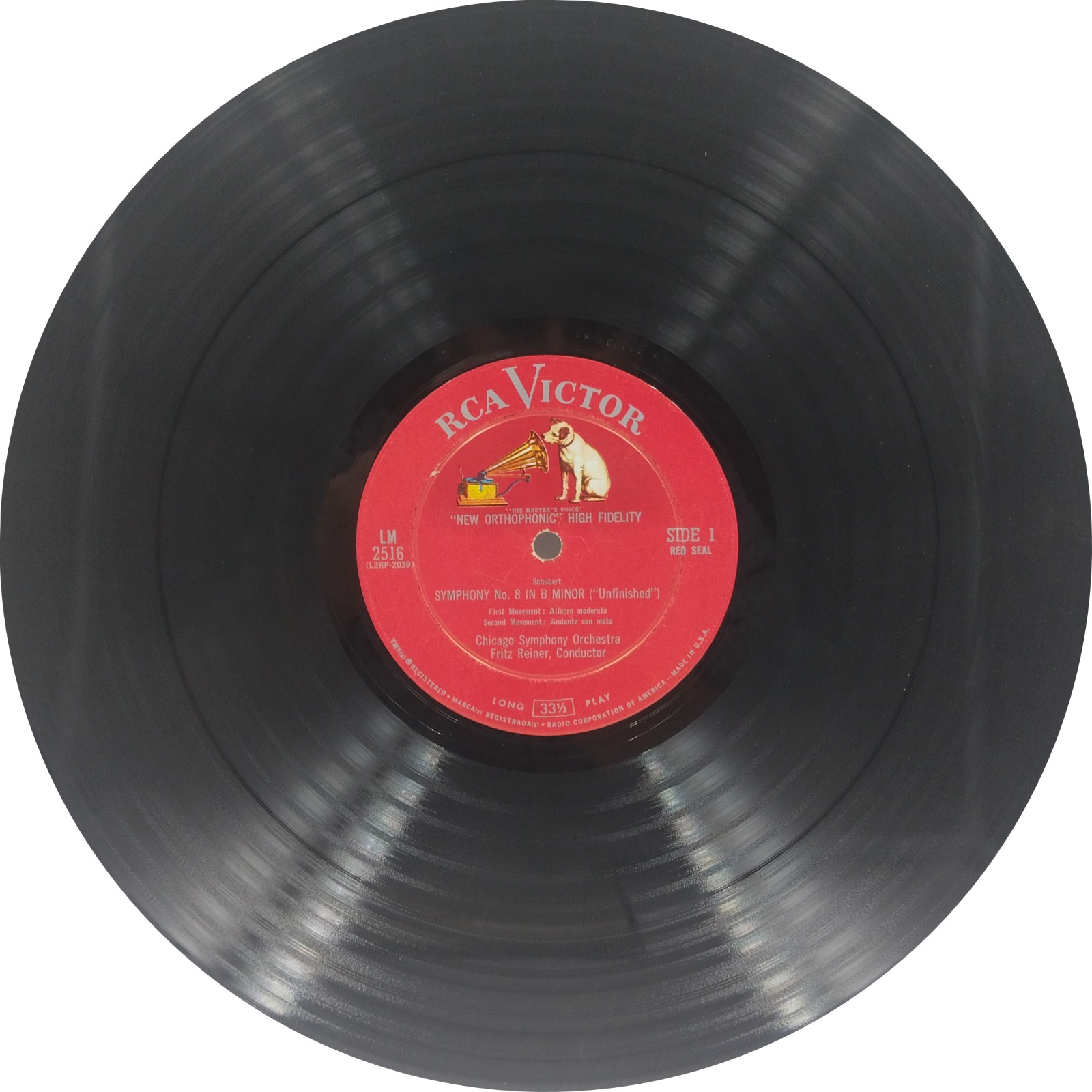 Schubert – Unfinished and Symphony No. 5 - LSC 2516 - (Condition - 90-95%) - HMV Red Label - Western Classical LP Vinyl Record Schubert – Unfinished and Symphony No. 5 - LSC 2516 - (Condition - 90-95%) - HMV Red Label - Western Classical LP Vinyl Record