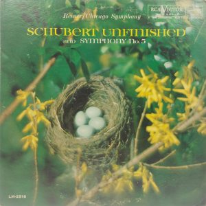 Schubert – Unfinished and Symphony No. 5 - LSC 2516 - (Condition - 90-95%) - HMV Red Label - Western Classical LP Vinyl Record