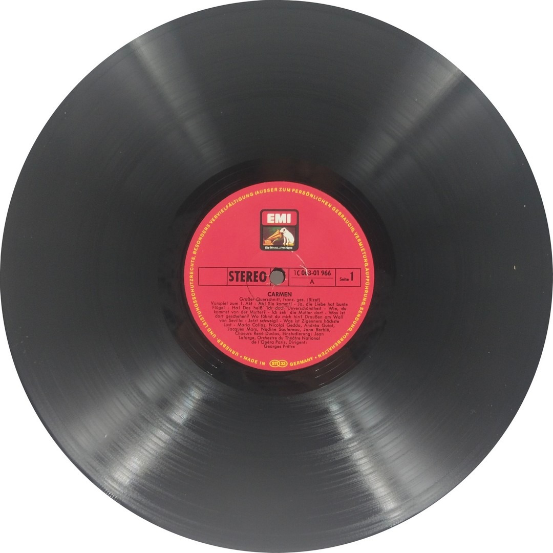 Carmen - Grosser Querschnitt in Französischer Sprache - C 063 01966 – Western Classical LP Vinyl Record Carmen - Grosser Querschnitt in Französischer Sprache - C 063 01966 – Western Classical LP Vinyl Record