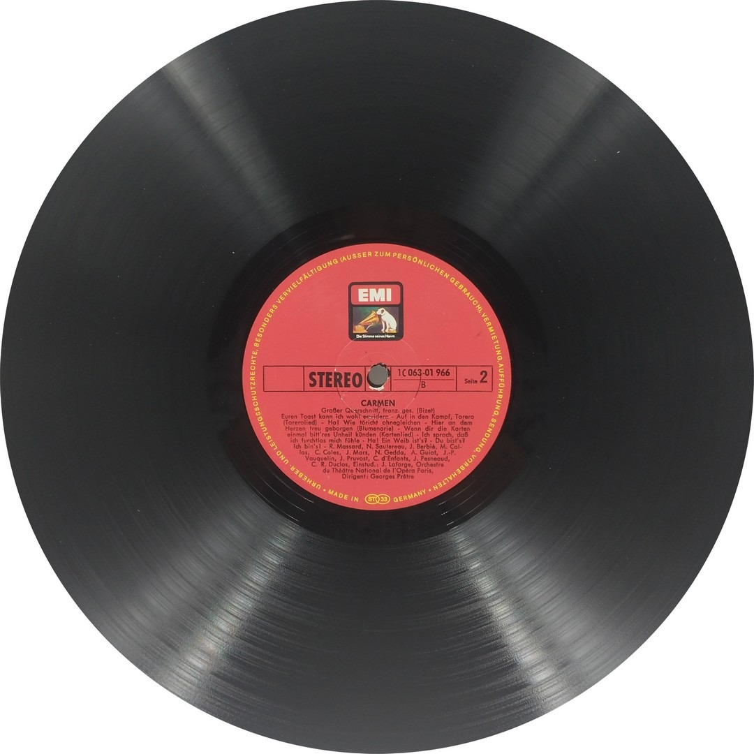 Carmen - Grosser Querschnitt in Französischer Sprache - C 063 01966 – Western Classical LP Vinyl Record Carmen - Grosser Querschnitt in Französischer Sprache - C 063 01966 – Western Classical LP Vinyl Record
