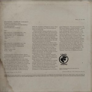 Beethoven - Emperor Concerto - 32 16 0326 - Western Classical LP Vinyl Record