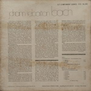 Johann Sebastian Bach - FCS 50041 - Western Classical LP Vinyl Record