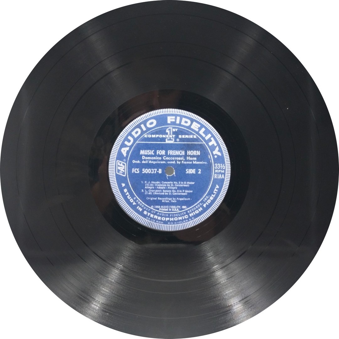 Angelicum Orchestra - Music for the French Horn - FCS 50037 - Western Classical LP Vinyl Record Angelicum Orchestra - Music for the French Horn - FCS 50037 - Western Classical LP Vinyl Record