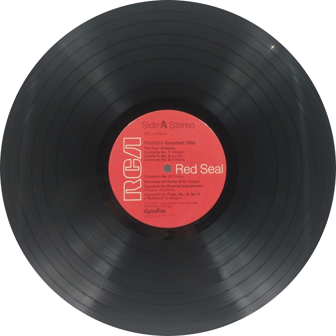 Vivaldi's Greatest Hits - ARL1-0156 - Western Classical LP Vinyl Record Vivaldi's Greatest Hits - ARL1-0156 - Western Classical LP Vinyl Record