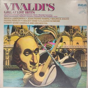 Vivaldi's Greatest Hits - ARL1-0156 - Western Classical LP Vinyl Record