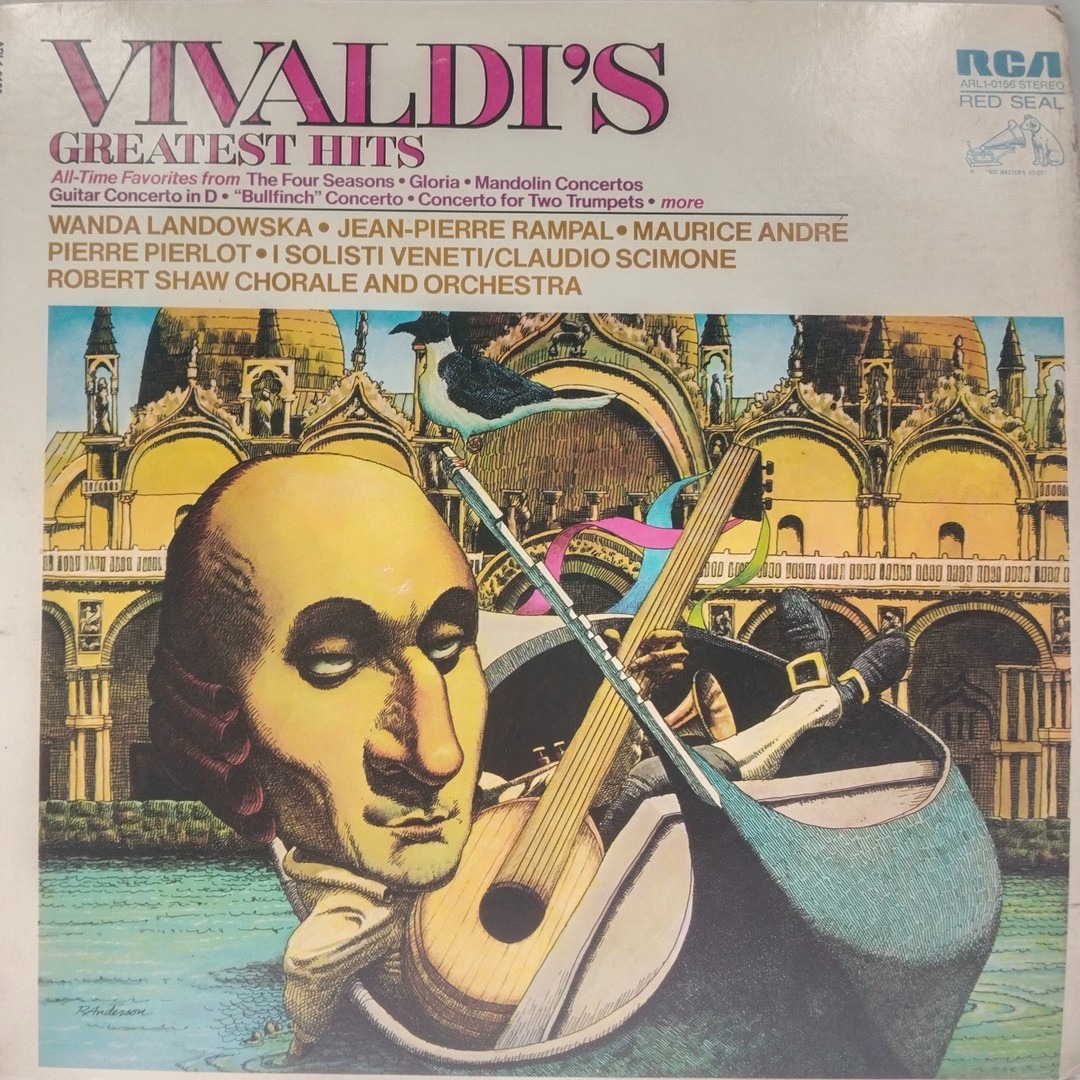 Vivaldi's Greatest Hits - ARL1-0156 - Western Classical LP Vinyl Record Vivaldi's Greatest Hits - ARL1-0156 - Western Classical LP Vinyl Record