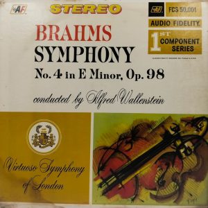 Brahms - Symphony No. 4 in E Minor op. 98 - FCS 50001 - Western Classical LP Vinyl Record