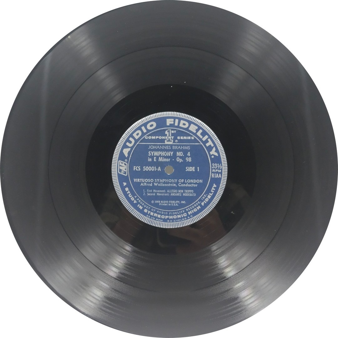 Brahms - Symphony No. 4 in E Minor op. 98 - FCS 50001 - Western Classical LP Vinyl Record Brahms - Symphony No. 4 in E Minor op. 98 - FCS 50001 - Western Classical LP Vinyl Record