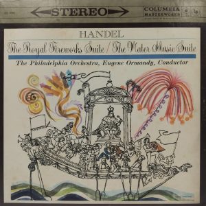 Handel - The Royal Fireworks - MS 6095 - Western Classical LP Vinyl Record
