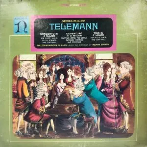 Georg Philipp Telemann - H-71124 - Western Classical LP Vinyl Record