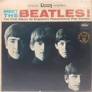 Meet The Beatles- ST 2047 - English LP Vinyl Record