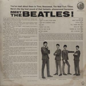 Meet The Beatles- ST 2047 - English LP Vinyl Record