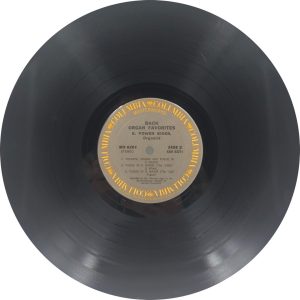 Bach Organ Favorites - MS 6261 - Western Classical LP Vinyl Record