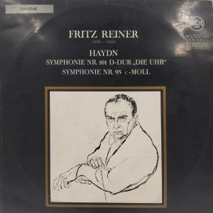 Fritz Reiner – Symphony No. 101 In D / Symphony No. 95 In C Minor - LM 2742 - Western Classical LP Vinyl Record