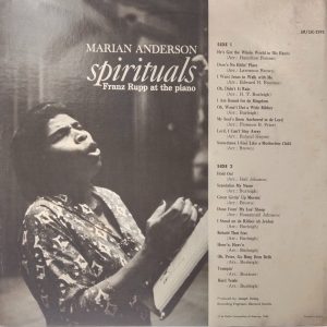 Marian Anderson – He's Got the Whole World in His Hands - LSC 2592 – Cover Book Fold - Western Classical LP Vinyl Record
