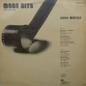 Asha Bhosle – More Hits From Hindi Films - 45 NLP 1152 - (Condition - 85-90%) - Film Hits LP Vinyl Record