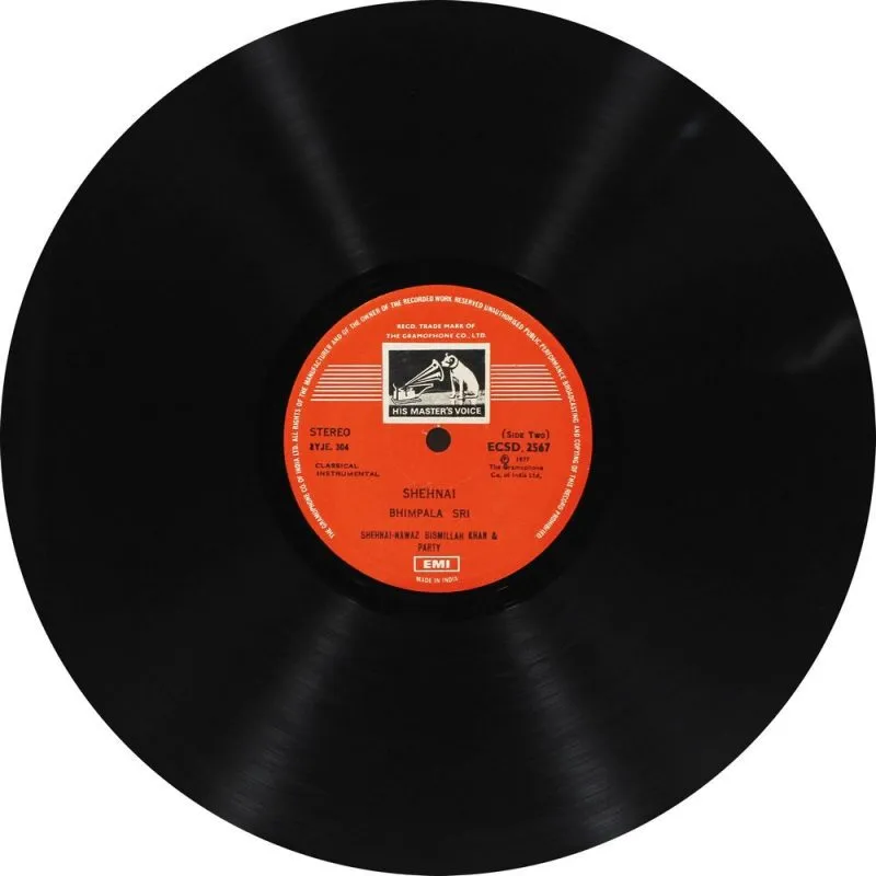 Bismillah Khan & Party - ECSD 2567 - (Condition 90-95%) - Indian Classical Instrumental LP Vinyl Record Bismillah Khan & Party - ECSD 2567 - (Condition 90-95%) - Indian Classical Instrumental LP Vinyl Record
