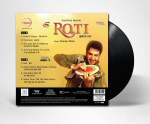 Gurdas Maan - Roti - TMVY014P - New Release Punjabi LP Vinyl Record