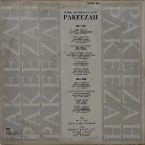 Pakeezah - MOCE 4121 - (Condition 80-85%) - Odeon First Pressing - Bollywood LP Vinyl Record