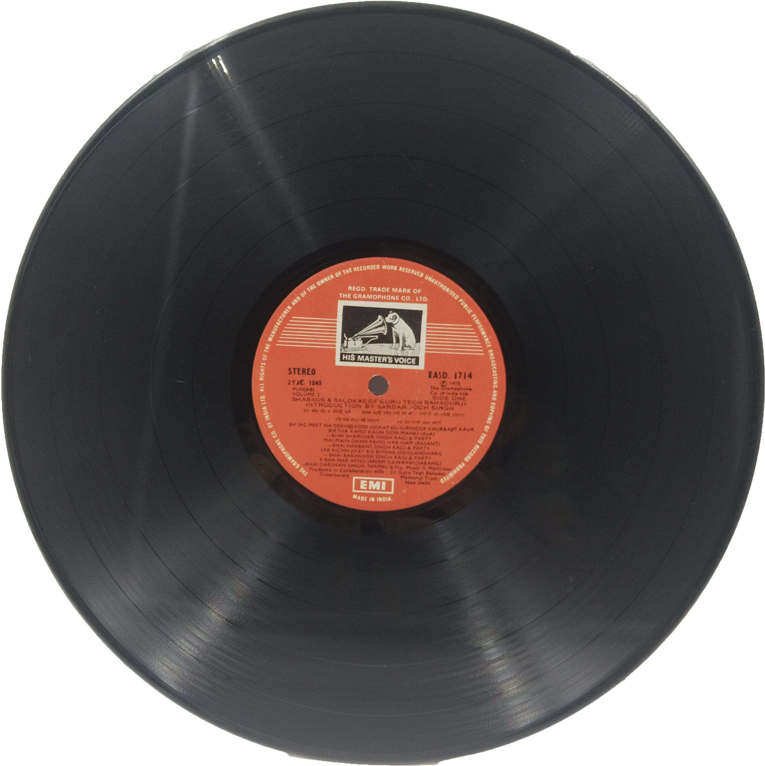 Shabads And Salokas Of Tegh Bahadur Ji - EASD 1713/14 - (80-85%) - 2LP - CR - Punjabi Devotional LP Vinyl Record Shabads And Salokas Of Tegh Bahadur Ji - EASD 1713/14 - (80-85%) - 2LP - CR - Punjabi Devotional LP Vinyl Record
