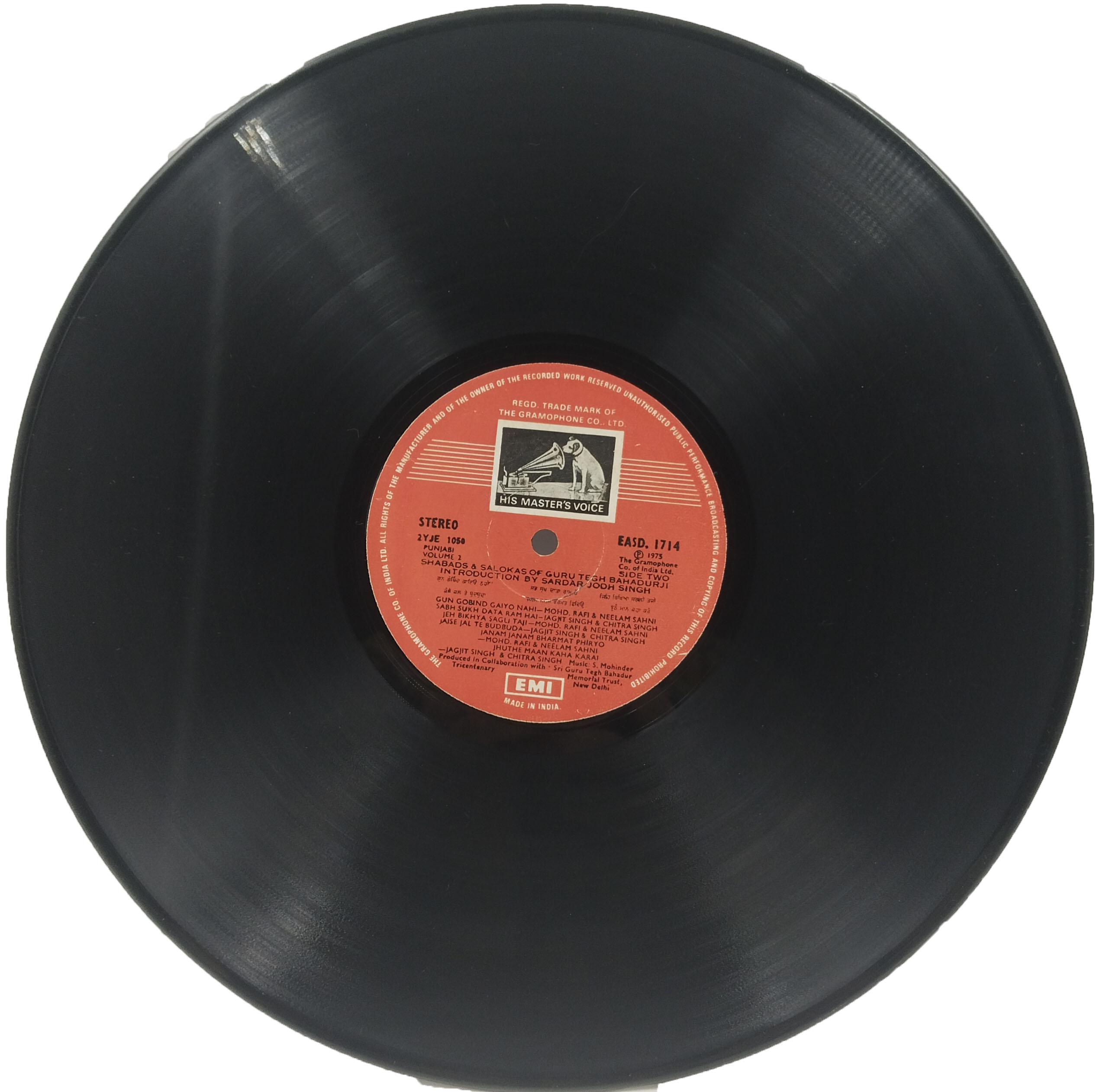Shabads And Salokas Of Tegh Bahadur Ji - EASD 1713/14 - (80-85%) - 2LP - CR - Punjabi Devotional LP Vinyl Record Shabads And Salokas Of Tegh Bahadur Ji - EASD 1713/14 - (80-85%) - 2LP - CR - Punjabi Devotional LP Vinyl Record
