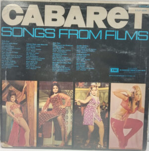 Cabaret Songs From Films - ECLP 5446 – (90-95%) - Film Hits LP Vinyl Record