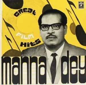 Manna Dey - Great Film Hits - 3AEX 5262 - (Condition - 85-90%) – Odeon First Pressing - Film Hits LP Vinyl Record