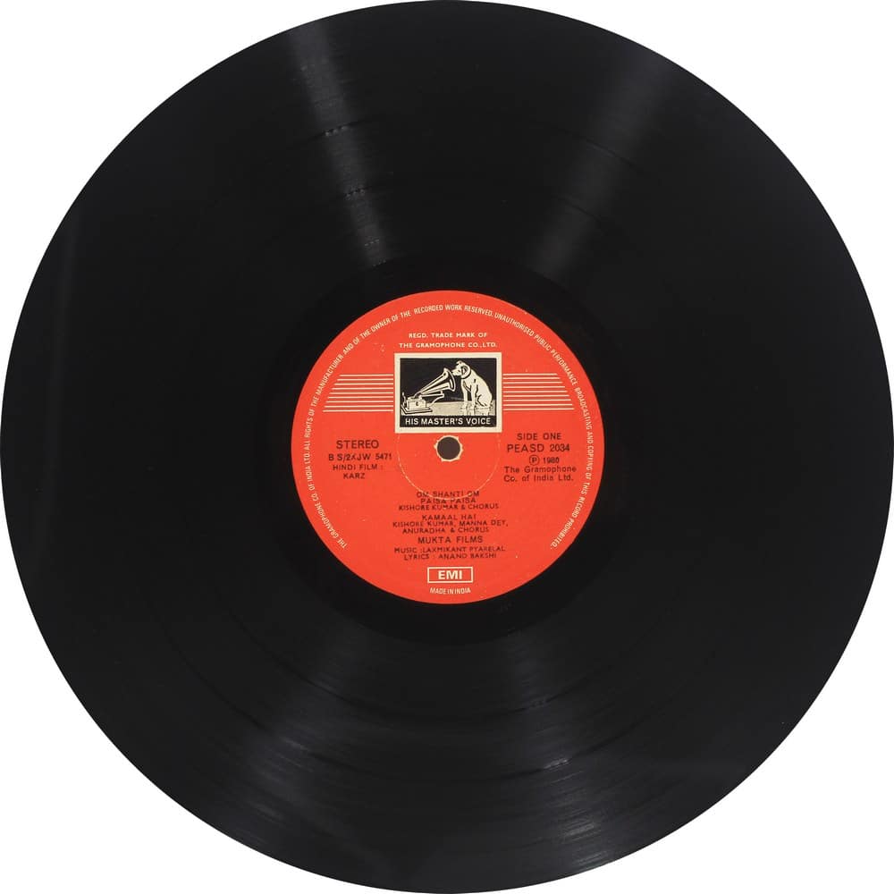Karz - PEASD 2034 - (Condition 75-80%) - Cover Book Fold - Bollywood Rare LP Vinyl Record Karz - PEASD 2034 - (Condition 75-80%) - Cover Book Fold - Bollywood Rare LP Vinyl Record